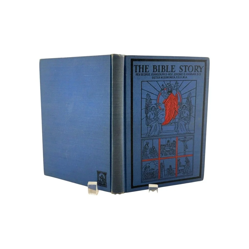 Benziger Brothers The Bible Story 1931 Catholic Textbook Illustrated Lower Grade